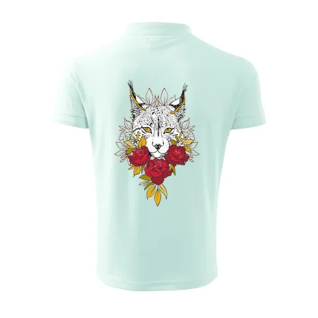 Rys s červenými růžemi  (Pecka design)