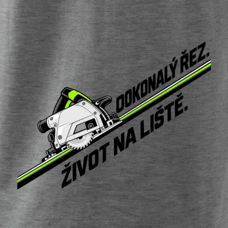 Dokonalý řez život na vodicí liště