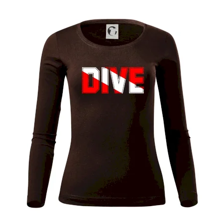 Dive nápis vlajka