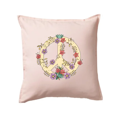 Peace symbol pískový