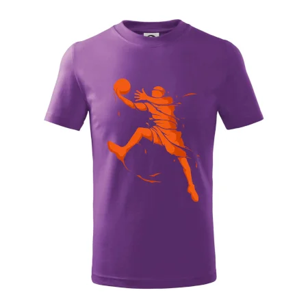 Basketball player splash