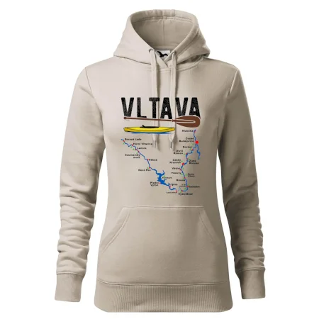 Mapa řeky Vltavy