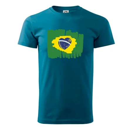 Brazílie vlajka srdce