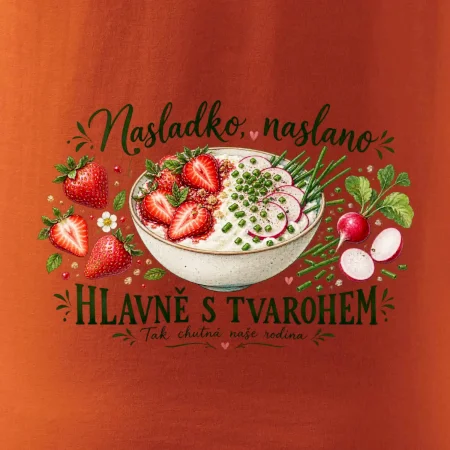 Nasladko naslano hlavně s tvarohem