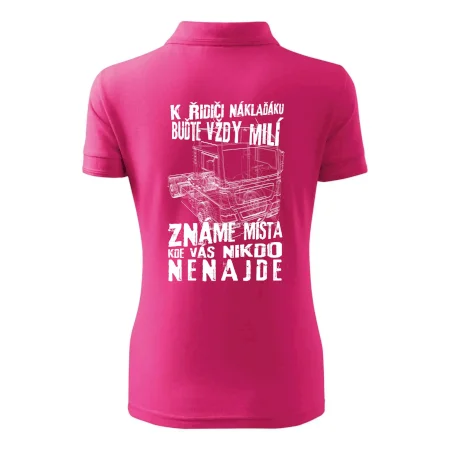 K řidiči náklaďáku buďte vždy milý