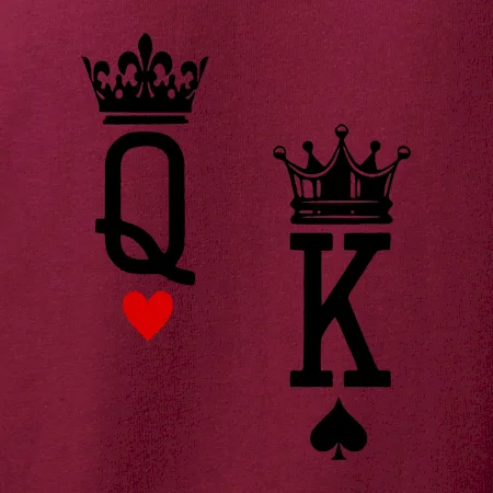 King & Queen logo na prso