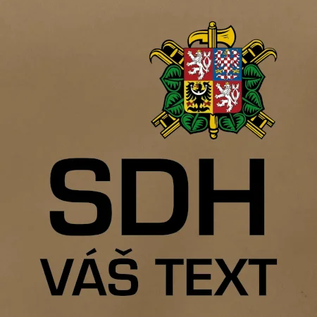 Sbor dobrovolných hasičů - znak bez nápisu + Nápis na zádech
