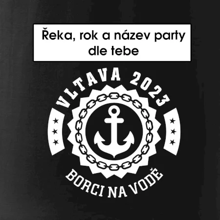 Na vodu - kotva (vlastní nápis)