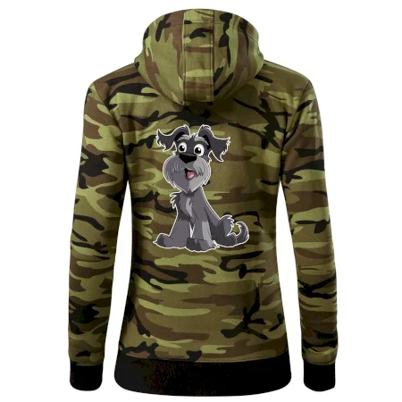 Knírač kreslený sedící