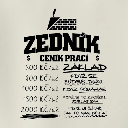 Ceník zedníka - cena za metr