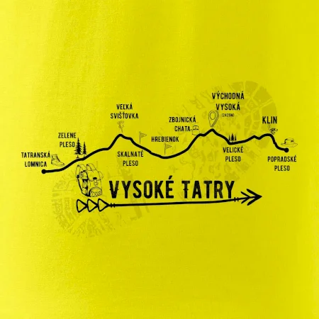Vysoké Tatry - profil cesty