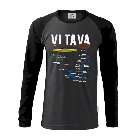 Mapa řeky Vltavy