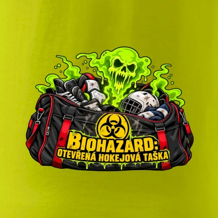 Biohazard otevřená hokejová taška