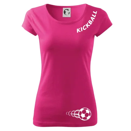 Kickball nápis šikmo