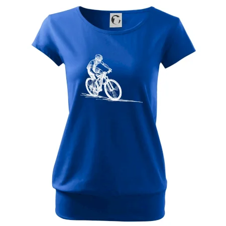 MTB kreslený cyklista