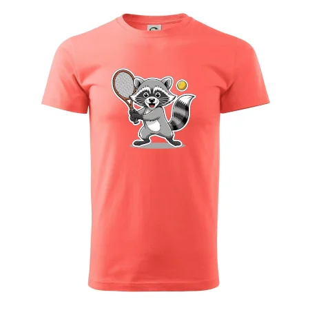 Mýval hraje tenis kreslený