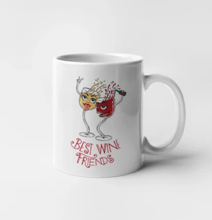 Best wine friends dancing (Pecka design)