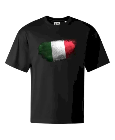 Italská vlajka okousaná