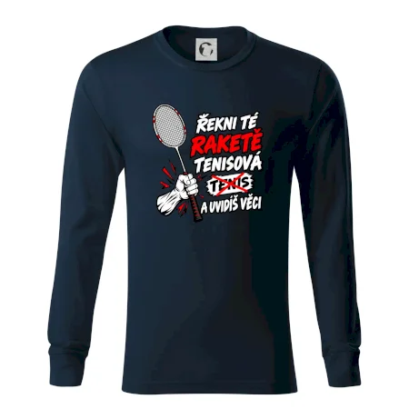 Badmintonová raketa není tenisová