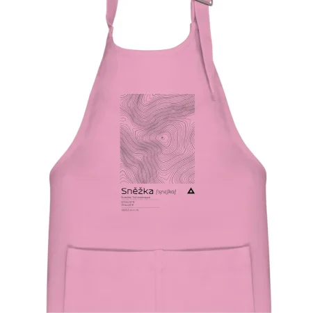 Sněžka - vrstevnice v obdélníku