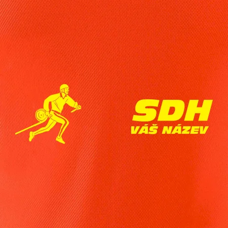 Hasičský sport SDH + váš název ŽLUTÁ