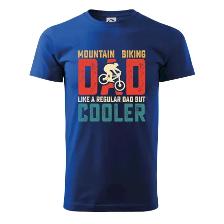 Mountain biking dad like a regular dad