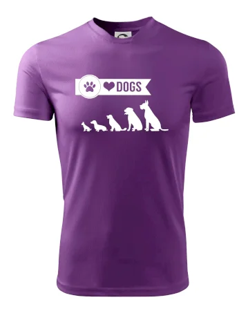 I love dogs - tlapka