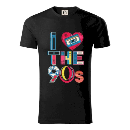 I love 90s - srdce a kazeta