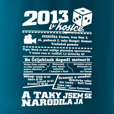 2013 v kostce