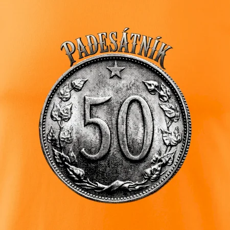 Padesátník 1963 - 1978 s nápisem