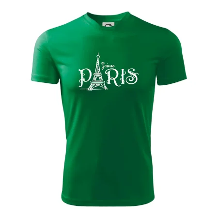 Paris nápis Eiffelovka rovný