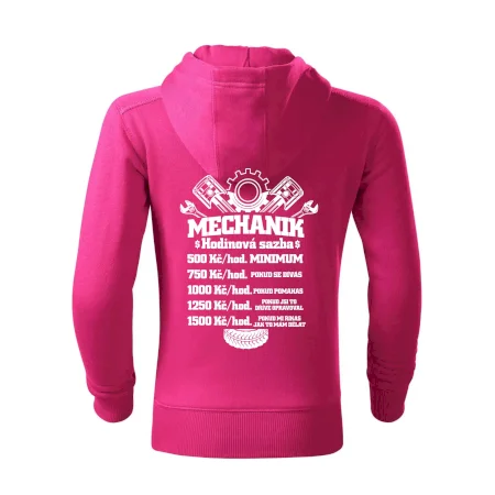 Mechanik - hodinová sazba