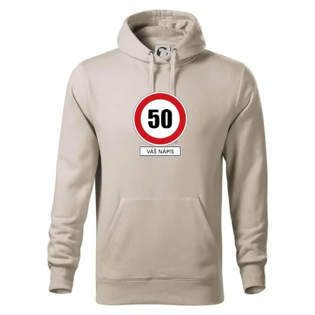 Dopravní značka - rychlost 50 - váš nápis