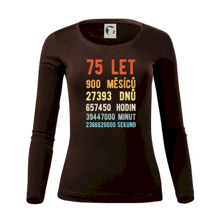 Narozeniny 75 přepočet času