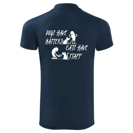 Dogs have masters, cats have staff