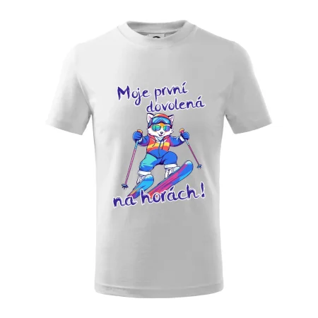 Moje první dovolená na horách modrá liška