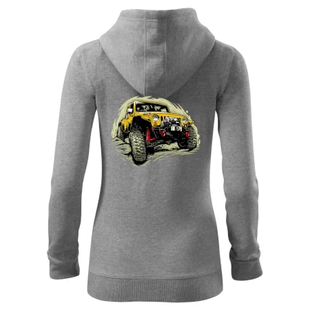 Žlutý offroad s navijákem