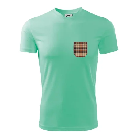 Flanelové triko hnědé