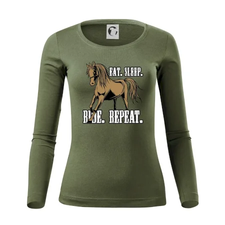 Eat Sleep Ride Repeat Western