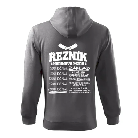 Hodinová mzda řezník
