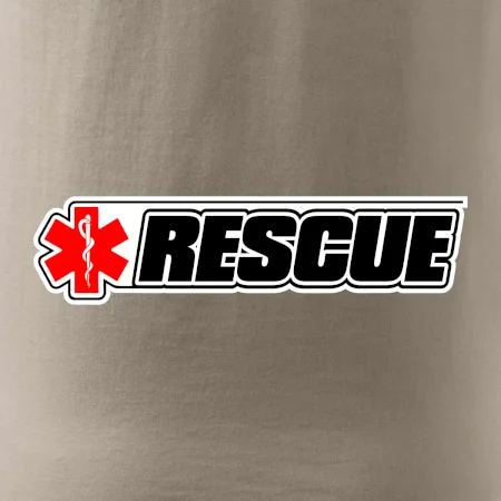 Záchranář rescue kříž červený