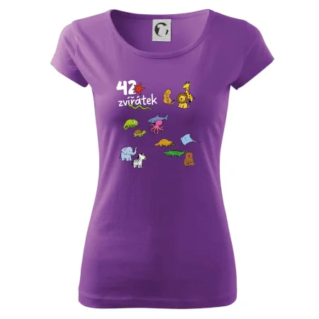 Tričko + 42 nažehlovacích zvířátek