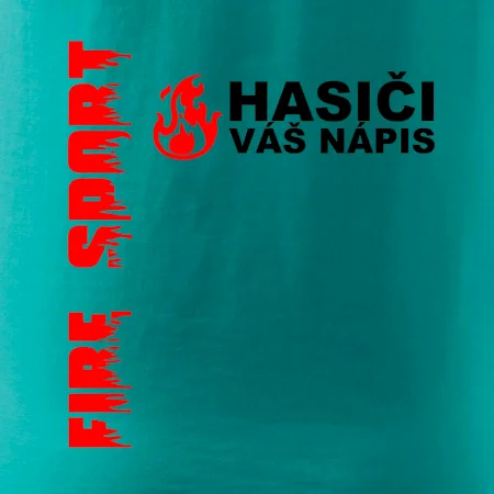 Hasiči (oheň,  Firesport, název sboru - vlastní nápis)