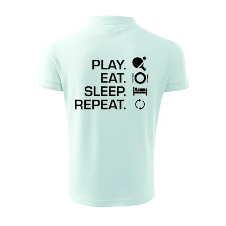 Stolní tenis - eat sleep