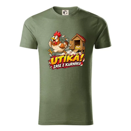 Útěk slepice z kurníku