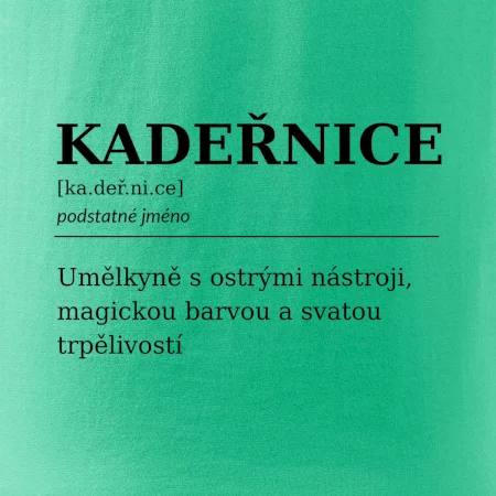 Kadeřnice umělkyně s ostrými nástroji
