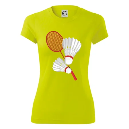 Badminton - pálka a košík