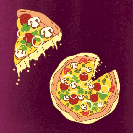 Pizza + Pizza kousek