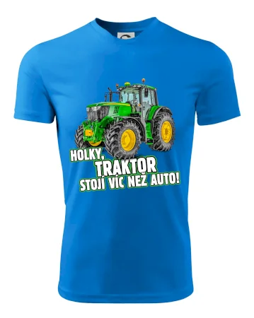 Holky, traktor stojí víc než auto