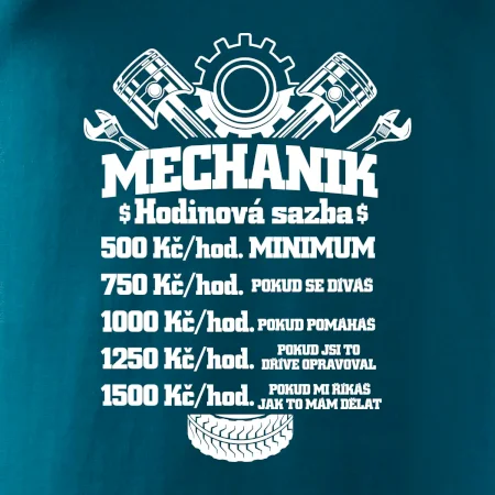Mechanik - hodinová sazba